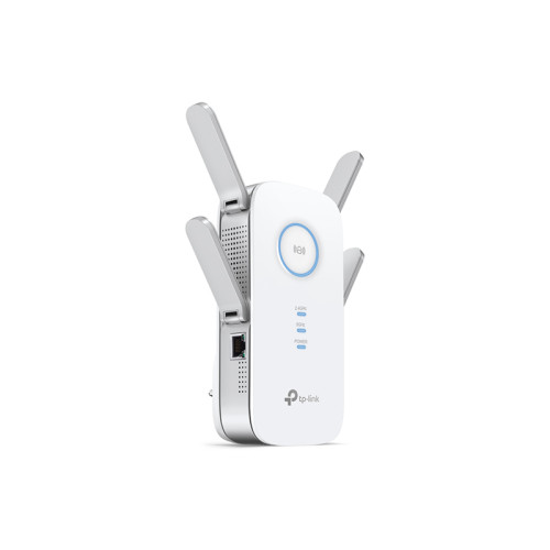 Усилитель Wi-Fi/ AC2600 Wi-Fi Range Extender, Wall Plugged,  1733Mbps at 5GHz + 800Mbps at 2.4GHz, 802.11ac/a/b/g/n, 1 Gigabit Port, 4 fixed antennas, Tether App