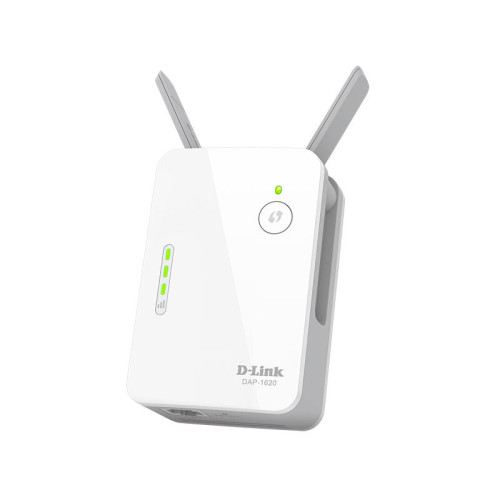 расширитель сети/ DAP-1620,DAP-1620/B AC1300 Wi-Fi Extender, 1000Base-T LAN, 2x1dBi (2.4GHz)/2dBi (5GHz) external antennas расширитель сети/ DAP-1620,DAP-1620/B AC1300 Wi-Fi Extender, 1000Base-T LAN, 2x1dBi (2.4GHz)/2dBi (5GHz) external antennas