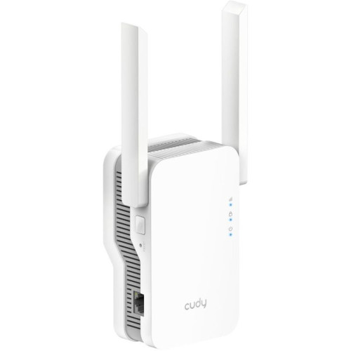 Маршрутизатор CUDY AX1800 Wi-Fi 6 Mesh Repeater, AP mode, Chipset MediaTek, Cudy Mesh Support,  1201Mbps at 5GHz + 574Mbps at 2.4GHz, 802.11ax/ac/a/b/g/n,  1 Gigabit ethernet Port, WPS button, Intelligent Signal Light, WPA3, LED control