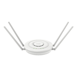 Беспроводная двухдиапазонная унифицированная точка доступа/ Беспроводная двухдиапазонная унифицированная точка доступа AC1200 с поддержкой PoE, 1x1000Base-T PoE, консольный порт RJ-45, 4 съемные антенны 4 дБи (5 ГГц) /3 дБи (2,4 ГГц), корпус класса Plenum