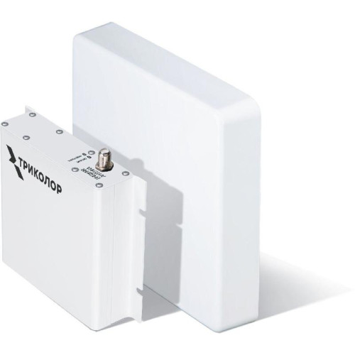 Усилитель сигнала Триколор TR-1800/2100-50-kit 10м двухдиапазонная белый (046/91/00053737)