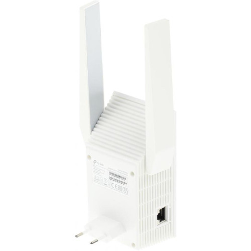 Усилитель Wi-Fi/ AX3000 Wi-Fi 6 Range Extender, 574 Mbps at 2.4 GHz + 2402 Mbps at 5 GHz, 2 ? External Antennas, 1 ? Gigabit Port, Qualcomm 1.0GHz Dual-Core CPU, 1024 QAM, HE160, Wall Plugged