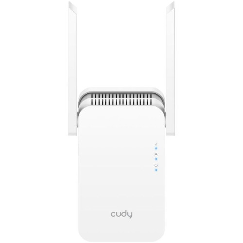 Маршрутизатор CUDY AX1800 Wi-Fi 6 Mesh Repeater, AP mode, Chipset MediaTek, Cudy Mesh Support,  1201Mbps at 5GHz + 574Mbps at 2.4GHz, 802.11ax/ac/a/b/g/n,  1 Gigabit ethernet Port, WPS button, Intelligent Signal Light, WPA3, LED control