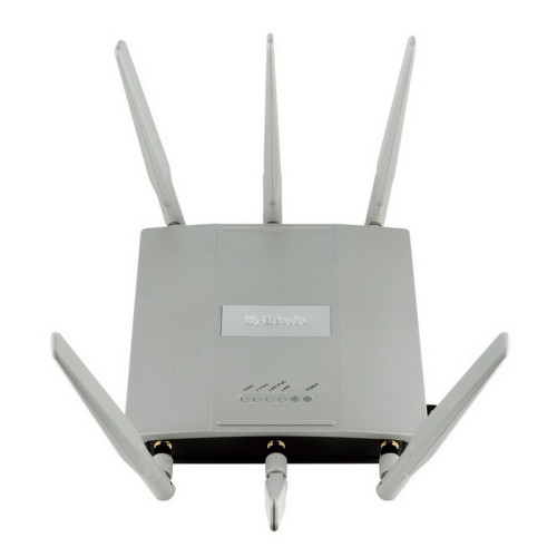 Точка доступа/ AC1750 Wi-Fi PoE Access Point, 2x1000Base-T LAN, 3x4dBi (2.4GHz)+3x6dBi (5GHz) detachable antennas, RJ45 Console, w/o PoE base/power adapter