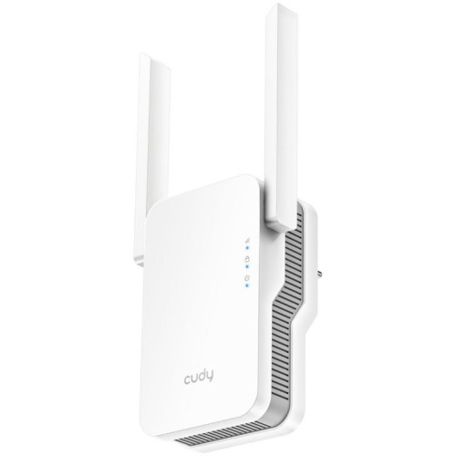Маршрутизатор CUDY AX1800 Wi-Fi 6 Mesh Repeater, AP mode, Chipset MediaTek, Cudy Mesh Support,  1201Mbps at 5GHz + 574Mbps at 2.4GHz, 802.11ax/ac/a/b/g/n,  1 Gigabit ethernet Port, WPS button, Intelligent Signal Light, WPA3, LED control