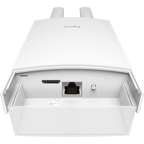 Усилитель Wi-Fi/ AC1200 WiFi Outdoor Repeater, Access Point, 867Mbps at 5GHz + 300Mbps at 2.4GHz, 1 x 100Mbps RJ45, 2 Detachable Antennas, 24V passive PoE, IP65 Waterproof, lightning protection, 24V passive PoE adapter included