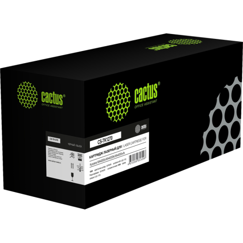 -/ Картридж лазерный Cactus CS-TK1270 TK-1270 черный (10000стр.) для Kyocera MA4000x/MA4000fx/MA4000wifx с чипом
