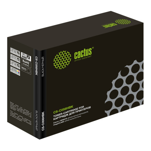 -/ Картридж лазерный Cactus CS-C056HBK 056 H черный (21000стр.) для Canon imageCLASS LBP320 Series/540