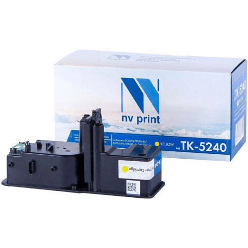 -/ Тонер-картридж NVP NV-TK-5240 Yellow для Kyocera Ecosys P5026cdn/P5026cdw/M5526cdn/M5526cdw (3000k)