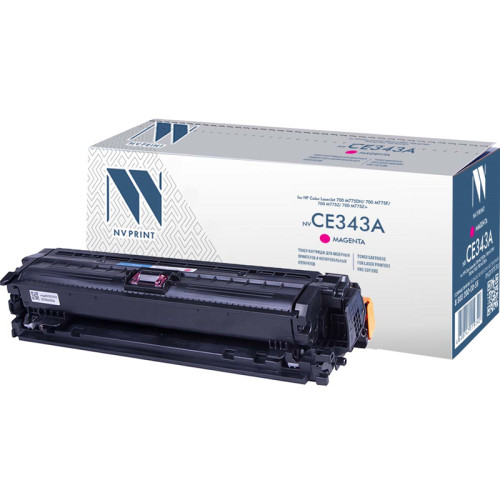 -/ Тонер-картридж NVP NV-CE343A Magenta для HP Color LaserJet 700 M775dn/ 700 M775f/ 700 M775z/ 700 M775z+ (16000k)