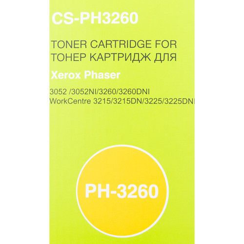 -/ Картридж лазерный Cactus CS-PH3260 106R02778 черный (3000стр.) для Xerox Phaser 3052/3260/WC 3215/32