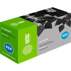 -/ Картридж лазерный Cactus CS-Q5949X Q5949X черный (6000стр.) для HP LJ 1320/3390/3392