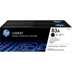 Тонер-картридж набор из 2 шт/ HP 83A 2-pack Black Original LaserJet Toner Cartridges (CF283AF)