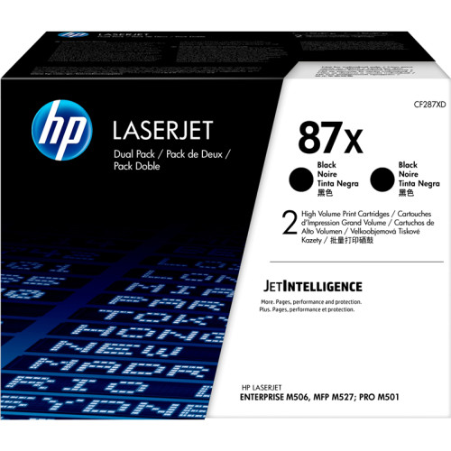 Тонер-картридж набор из 2 шт/ HP 87X Black 2-pack LJ Toner Cartridge