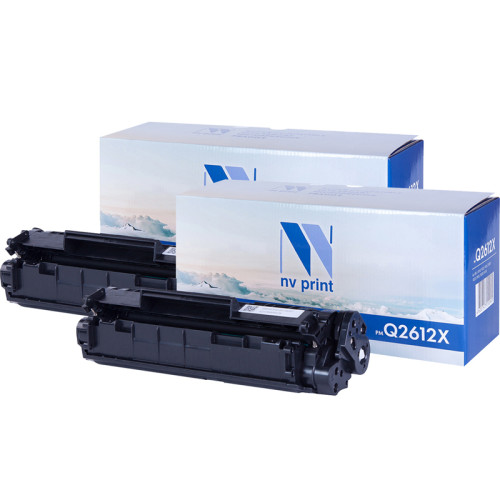 -/ Набор NVP NV-Q2612X-SET2 для HP LaserJet 1010/ 1012/ 1015/ 1018/ 1020/ 1022/ 3015/ 3020/ 3030/ 3050/ 3050Z/ 3052/ 3055/ M1005mfp (3000k) (2 шт)