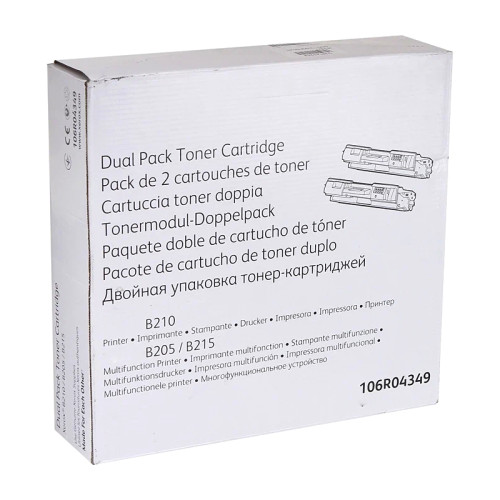 Двойная упаковка тонер-картриджей B205/210/215, 6K/ B205/210/215 Dual pack cartridge, 6K