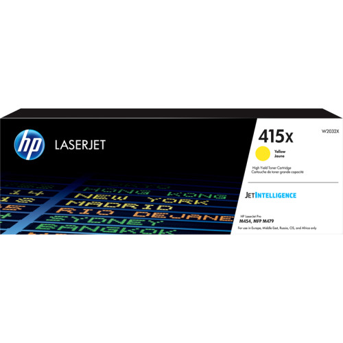 Тонер-картридж/ HP 415X Yellow LaserJet Toner Cartridge