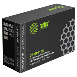 -/ Картридж лазерный Cactus CS-SP110E 407442 черный (2000стр.) для Ricoh Aficio SP 111/SP 111SF