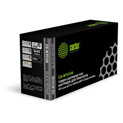 -/ Картридж лазерный Cactus CS-W1510A W1510A черный (3050стр.) для HP LJ Pro 4003dw/MFP 4103dw/4103fdw