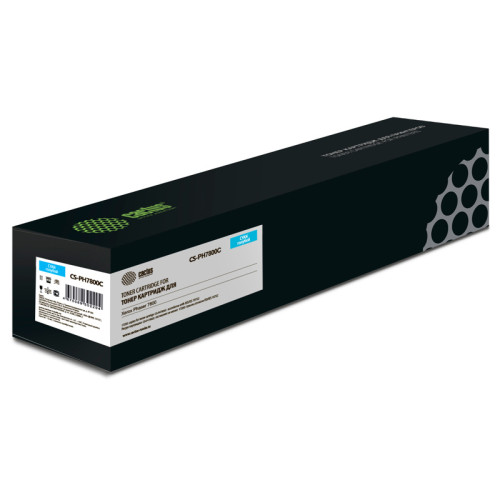 -/ Картридж лазерный Cactus CS-PH7800C 106R01570 голубой (17200стр.) для Xerox Phaser 7800