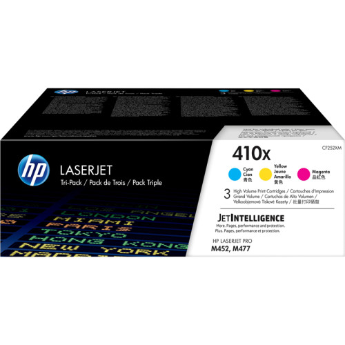 Тонер-картридж набор из 3 шт/ HP 410X 3-pack High Yield Cyan/Magenta/Yellow Original LaserJet Toner Cartridges