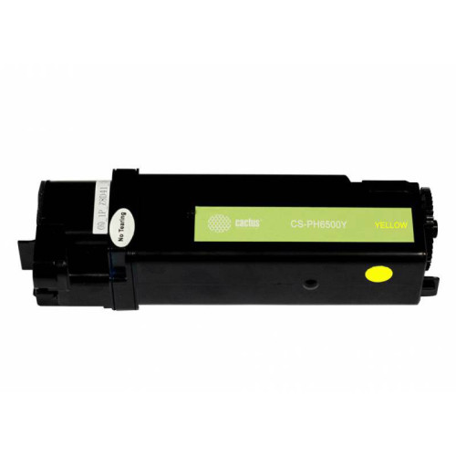 -/ Картридж лазерный Cactus CS-PH6500Y 106R01603 желтый (2500стр.) для Xerox Phaser 6500/WorkCentre 650