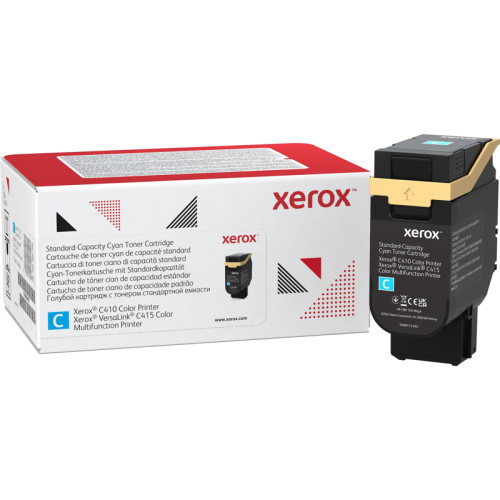 Тонер картридж стандартный, синий Xerox VLC410/415 (2000 страниц)/ Cyan Standard Capacity Toner Cartridge, Xerox VLC410/415 (2,000 Pages)