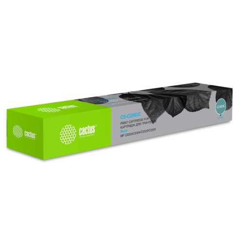 -/ Картридж лазерный Cactus CS-C2503C 841928 голубой (9500стр.) для Ricoh Aficio MP C2003SP/C2004ASP/C2