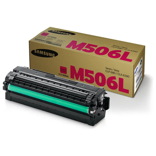 Тонер-картридж/ Samsung CLT-M506L High Yield Magenta Toner Cartridge