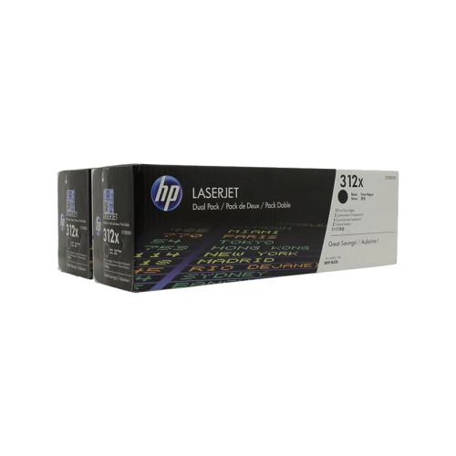 Тонер-картридж/ HP 312X Dual Pack High Yield Black Toner Cartridge