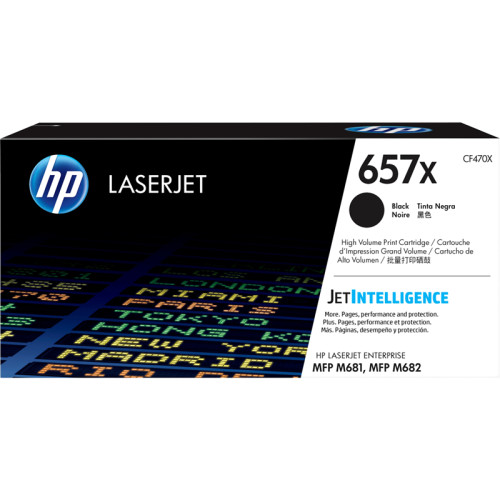 Тонер-картридж/ HP 657X High Yield Black Original LaserJet Toner Cartridge