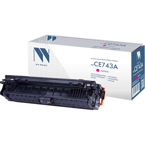 -/ Тонер-картридж NVP NV-CE743A Magenta для HP Color LaserJet CP5225/ CP5225n/ CP5225dn (7300k)