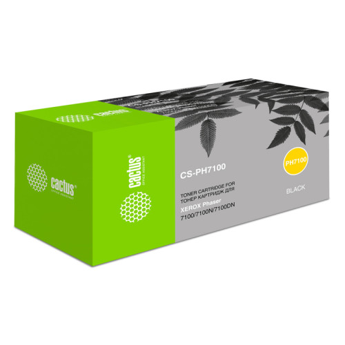 -/ Картридж лазерный Cactus CS-PH7100BK 106R02612 черный (5000стр.) для Xerox Phaser 7100/7100N/7100DN