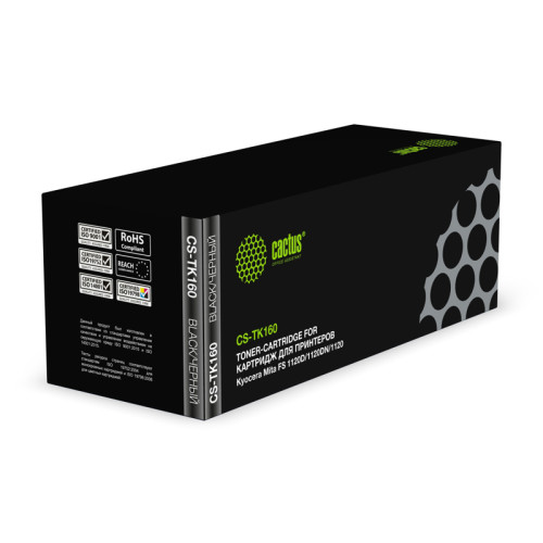 -/ Картридж лазерный Cactus CS-TK160 TK-160 черный (2500стр.) для Kyocera Mita FS 1120D/1120DN/1120