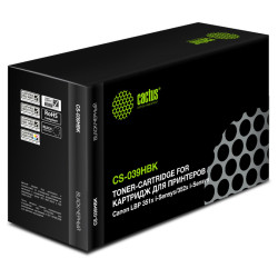 -/ Картридж лазерный Cactus CS-039HBK 039 H черный (25000стр.) для Canon LBP 351x i-Sensys /352x i-Sens