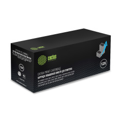-/ Картридж лазерный Cactus CS-Q2612X-MPS Q2612X черный (3000стр.) для HP LJ 1010/1012/1015/1018/1020