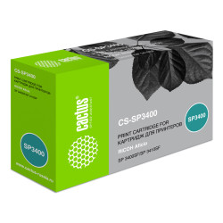 -/ Картридж лазерный Cactus CS-SP3400 407648 черный (5000стр.) для Ricoh Aficio SP 3400/3410/3410dn;SP