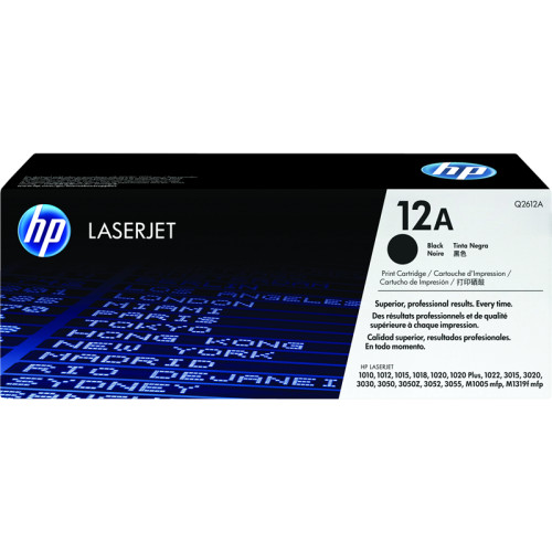 Тонер-картридж/ HP LaserJet Q2612A Black Print Cartridge