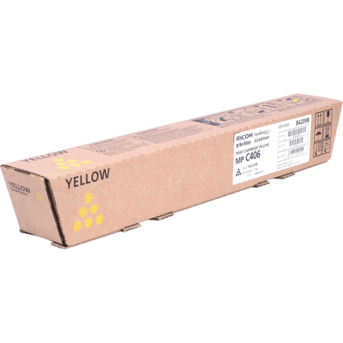 Тонер-картридж тип MP C406 желтый/ Print Cartridge Yellow MP C406