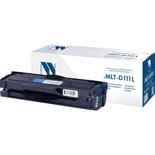 -/ Тонер-картридж NVP NV-MLT-D111L для Samsung Xpress M2020/ M2020W/ M2021/ M2021W/ M2022/ M2022W/ M2070/ M2070F/ M2070FW/ M2070W/ M2071/ M2071F/ M2071FH/ M2071FW (1800k)