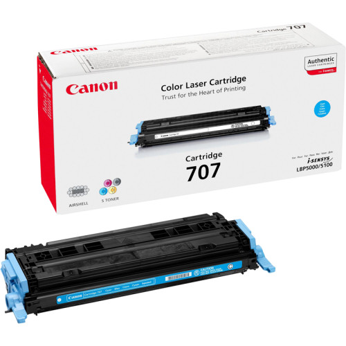 Тонер-картридж/ CARTRIDGE 707 CYAN/LBP5000