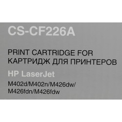 -/ Картридж лазерный Cactus CS-CF226A CF226A черный (3100стр.) для HP LJ M402d/M402n/M426dw/M426fdn/M42