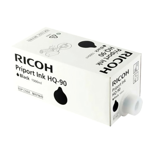 Чернила для дупликатора тип HQ90 чёрные (CS)/ RICOH PRIPORT BLACK INK HQ90 (CS)