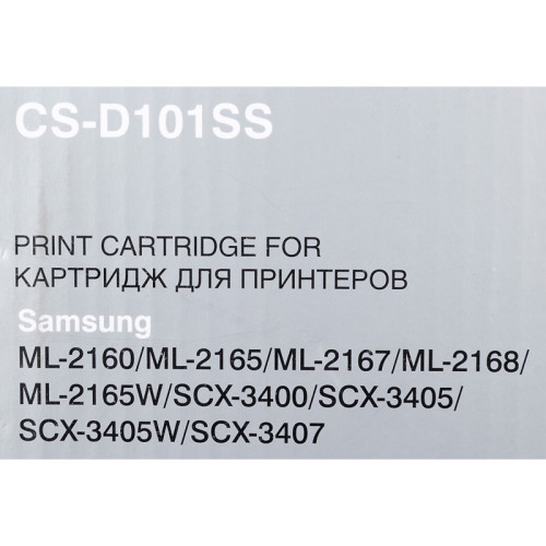 -/ Картридж лазерный Cactus CS-D101SS MLT-D101S черный (1500стр.) для Samsung ML-2160/2165/2167/2168/SC