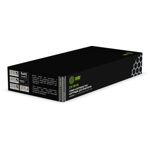 -/ Картридж лазерный Cactus CS-TK475 TK-475 черный (15000стр.) для Kyocera FS-6025/B/6030