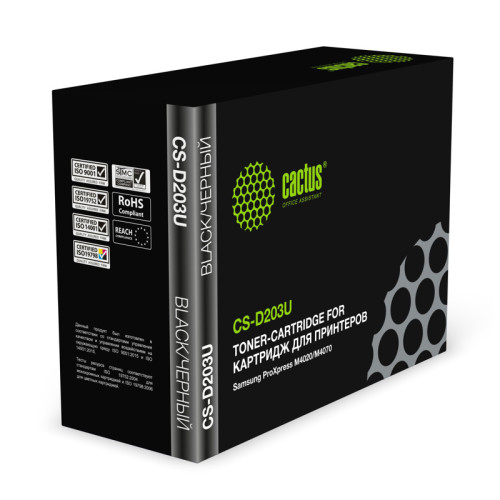 -/ Картридж лазерный Cactus CS-D203U MLT-D203U черный (15000стр.) для Samsung ProXpress M4020/M4070