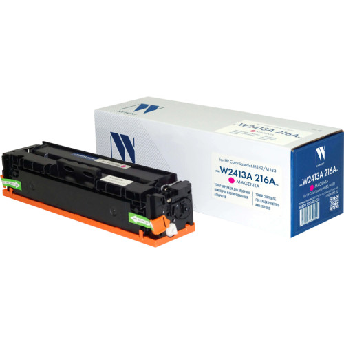 -/ Тонер-картридж NVP (БЕЗ ЧИПА) (БЕЗ ГАРАНТИИ) NV-W2413A 216A Magenta для HP Color LaserJet M182/M183 (850k)