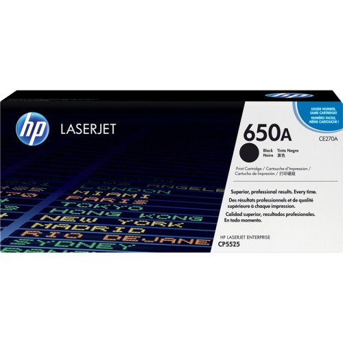 Тонер-картридж/ HP Color LaserJet CE270A Black Print Cartridge