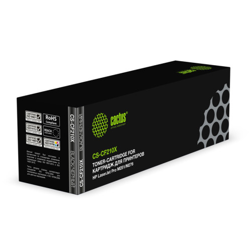 -/ Картридж лазерный Cactus CS-CF210X CF210X черный (2400стр.) для HP LJ Pro M251/M276
