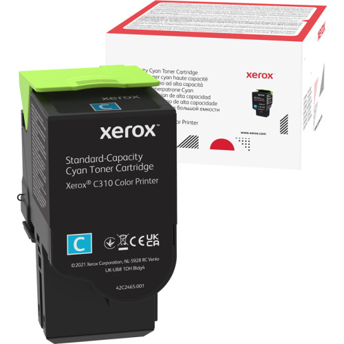 Тонер-картридж голубой стандартный Xerox C310/C315/ Standard Toner C Xerox C310/C315